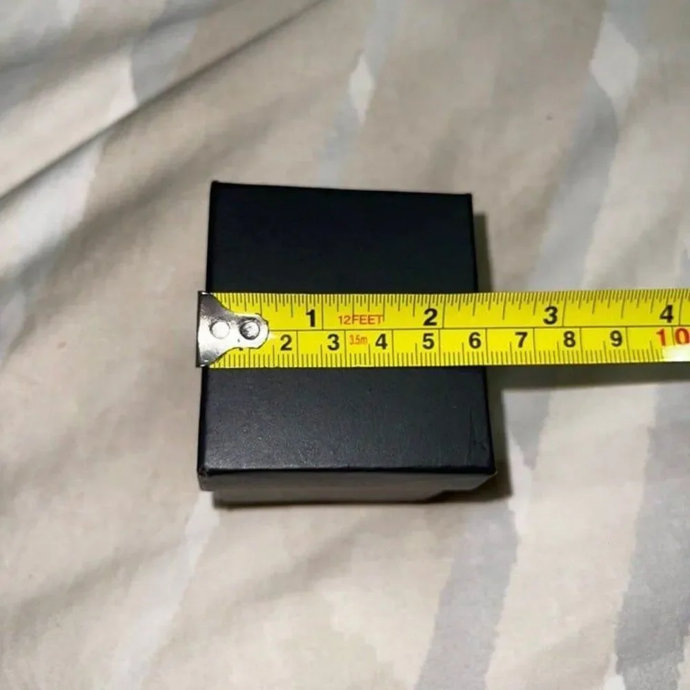 Macy’s 2.5” x 2.5” Ring Jewelry Gift Box 2 PCS. Set